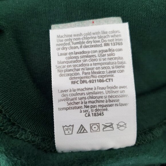 NWT Men's XL Green Jerzees Sweatshirt NuBlend 50 50 Blend NEW - Picture 3 of 4